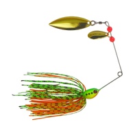 Dekoi 17gm LS21 Closed Eye Spinnerbait Fluro Flare - Pack of 2