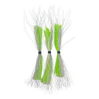 Dekoi Krystal Flash Lure Skirts Silver Chartreuse