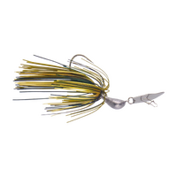 Dekoi 14gm Bladed Swim Jig Chatterbait Camo Green 2 Pack