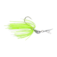 Dekoi 14gm Bladed Swim Jig Chatterbait Green Flash 2 Pack