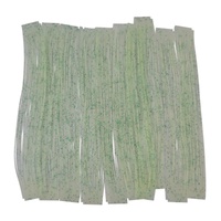 Artizan 22 Strand Silicone Skirt Lumo White Green Flake - 20 Pack
