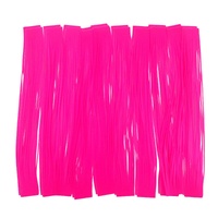 Artizan 22 Strand Silicone Skirt Metallic Pink - 20 Pack