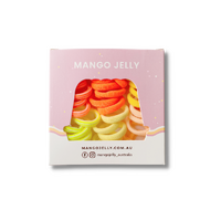 MANGO JELLY Metal Free Hair Ties (3cm) - CITRUS 36P - One Pack