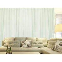 Milk White Large Pinch Pleat Curtains 570x270cm High Level Fabric 2 Panel