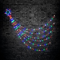 LED Waterfall Star 3m 200 LEDs Multi-Colour Christmas Lights
