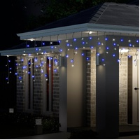 300 LED Icicle Flashing Lights Cool White
