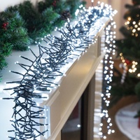 2000 LED Cluster Lights Multicolour Christmas Outdoor Decorations