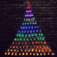 LED Christmas Tree Rainbow Wall Net Lights Indoor Decoration