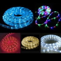 LED Ropelight 9m Flash Connectable Blue Christmas Lights