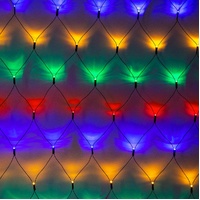 360 LED Net Lights Connectable Warm White Christmas Outdoor