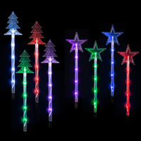 LED Lightshow Star Path Lights 4 Pack Remote Controlled Christmas
