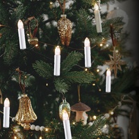 LED Clip on Candle Lights 20 Pack Warm White Christmas