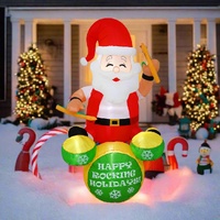 Airpower Christmas Rocker Santa Inflatable 180cm