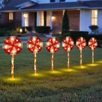 Jumbo Lollipop Path Lights 6 Pack Flash