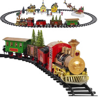 NNEOBA Christmas Village Train Set - LED Festive Display