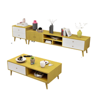 Modern TV Stand Side Table & Coffee Table Living Room