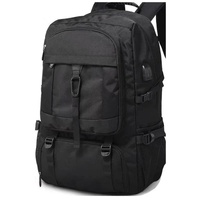 80L Mens Travel Backpack Waterproof  Black