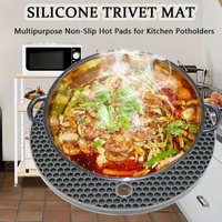 Silicone Trivets Set Heat-Resistant & Non-Slip (4PCS)