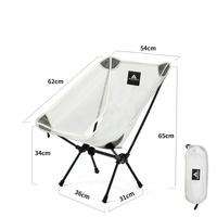 2pcs Outdoor Moon Chairs White