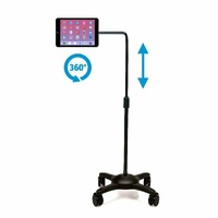 Aidata US-5124RB Universal Tablet Mobile Arm Floor Stand Medium