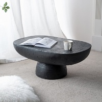 Philbee Interiors Black Cement Coffee Table