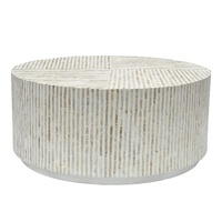 Philbee Interiors Mother of Pearl Handmade Coffee Table