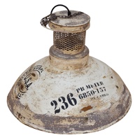 Philbee Interiors Industrial Hanging Lamp Shade Ceiling Light