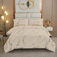 styleforhome Coastal Apricot King Comforter Set 3-Piece