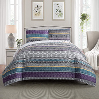 styleforhome Whimsical Winter King Comforter Set 3-Piece