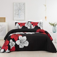 styleforhome Quilted Coverlet Pillowcover Set Queen
