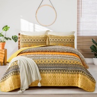 styleforhome Lively Quilted Bedspread & Pillowcover Set Queen