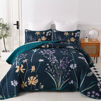 styleforhome Abstract Quilted Coverlet and Pillowcovers Set Queen