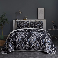 styleforhome Whimsical Quilted Bedspread & Pillowcase Set Queen
