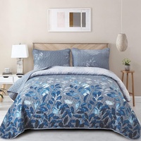 styleforhome Nostalgic Quilted Coverlet & Pillowcase Set Queen