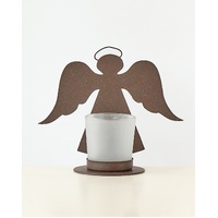 Casa Verde Folk Angel Votive Holder Candle Accessory 17 x 15cm