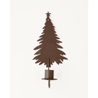 Casa Verde Christmas Tree Wall Sconce Rust 9 x 19cm