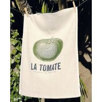 Casa Verde Vintage Linen Cotton Tea Towel - La Tomate