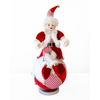 Luxury Elf on Ball Table Christmas Decoration 40cm