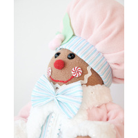 Luxury Gingerbread Christmas Table Decoration 38cm