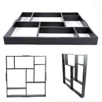 P&P 10 Grid Garden Paving Concrete Brick Patio Mould Slab