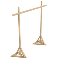 P&P Heavy Duty Square Wedding Arch Wooden Backdrop Balloon