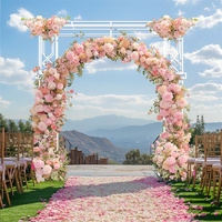 P&P Fin 2.5M Metal Wedding Arch Stand Party Banquet Decor