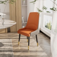 P&P 2x Dining Chair Anti-Scratch Leather Padded Seat Kitchen