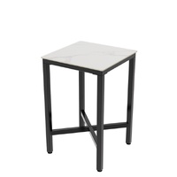 P&P Tall Square Sintered Stone Bar Table