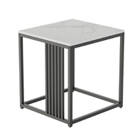 P&P Premium Natural Marble Side End Table Coffee Bedside