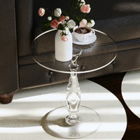 Crystal-Clear Acrylic Coffee Table Side Table Bedside Table