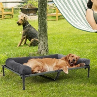 P&P XL Pet Cot Bolster Support Breathable Mesh Dog Lounge