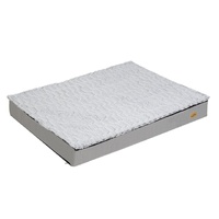 P&P Soft Washable Dog Bed Large with Anti-Slip Crate Mat