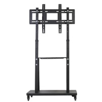P&P 32-80 Inch Rolling TV Stand 65kg Capacity VESA 600x400