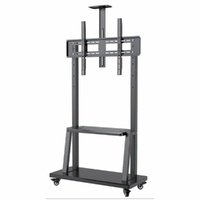 P&P 32-100 Inch Heavy Duty TV Floor Stand Cart Height Adjustable